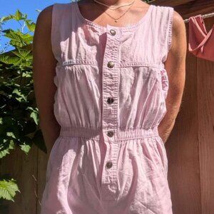 Pink romper (XS/SM) - Retro Summer Outfit